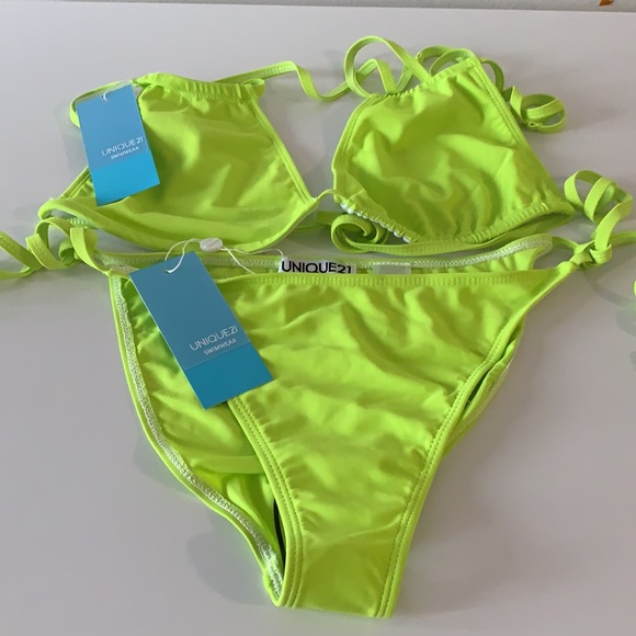 ASOS Other - Womens Lime Bikini Set size 8